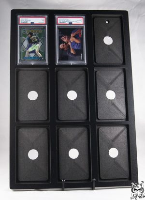 The ORIGINAL Slab Wall Display Black PVC – Graded Cards