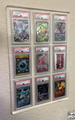 The ORIGINAL Slab Wall Display Clear Acrylic – Graded Cards
