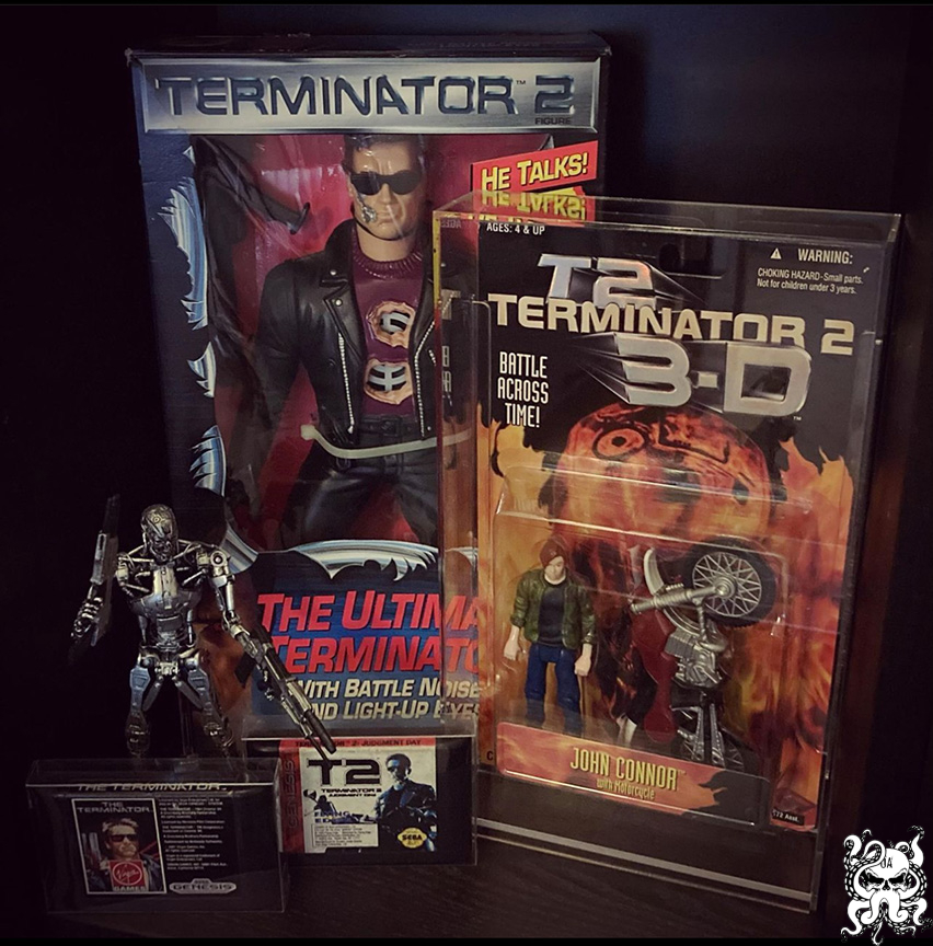 The Terminator Toy Figure Acrylic Display Case Box