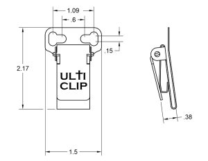 Ulticlip UltiTuck – Holster Mount