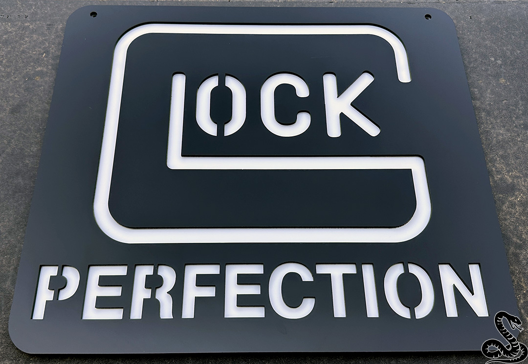 GLOCK LARGE Acrylic Sign - Home, Shop, Garage, Store