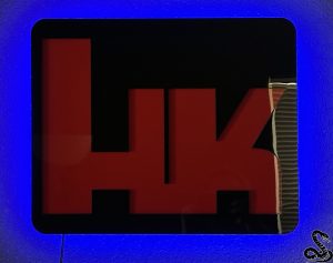 Firearm Logo Acrylic LED Signs