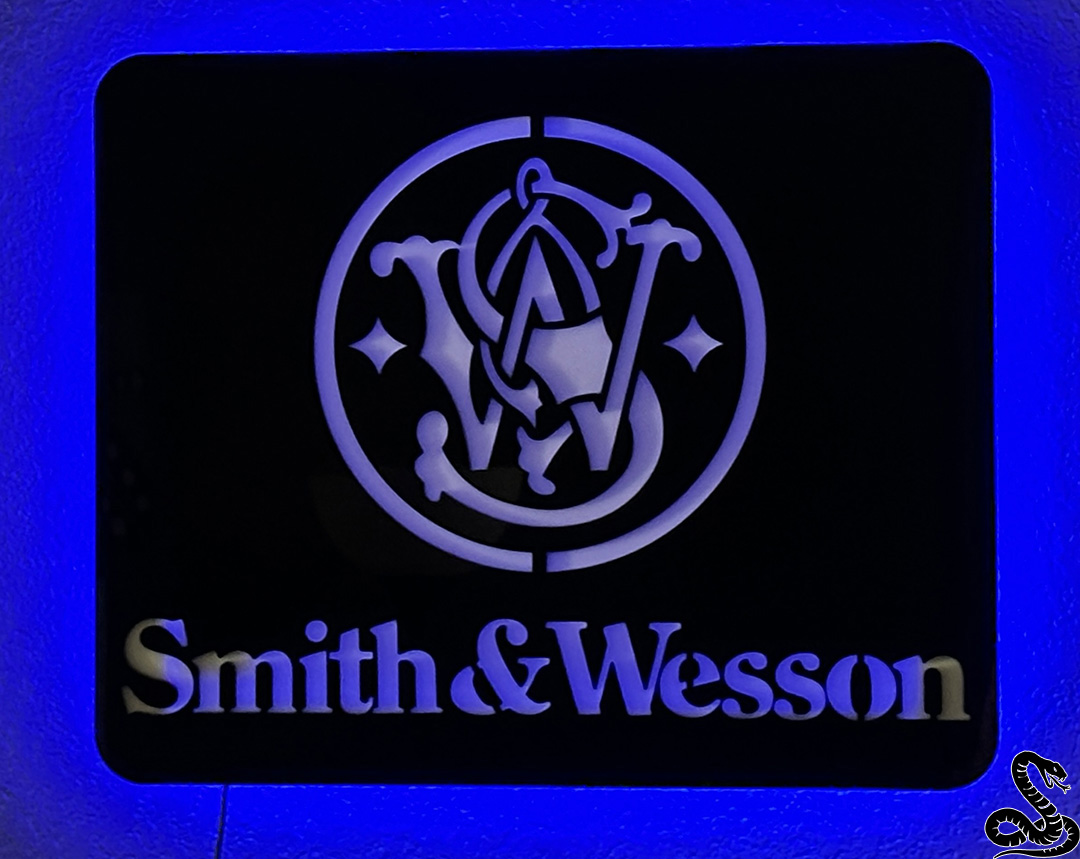 SMITH & WESSON LED LARGE LED Acrylic Sign - Home, Shop, Garage, Store